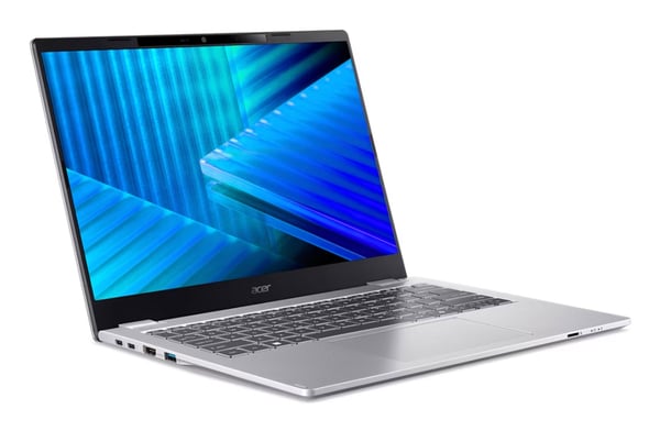 Acer TravelMate P4 TMP414-55-TCO-761T Intel Core Ultra 7 255U Laptop 35,6 cm (14") 3K 16 GB DDR5-SDRAM 512 GB SSD Wi-Fi 7 (802.11be) Windows 11 Pro Blå
