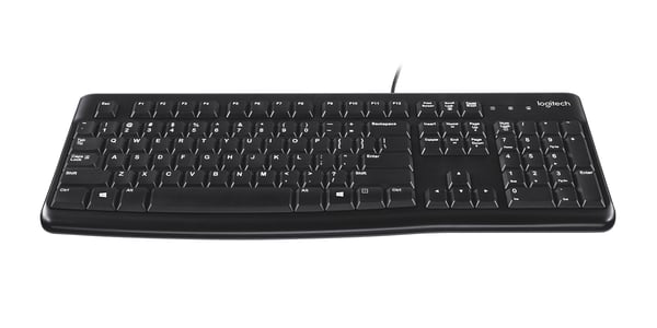Logitech Keyboard K120 for Business tangentbord Universal USB QWERTY Engelsk Svart
