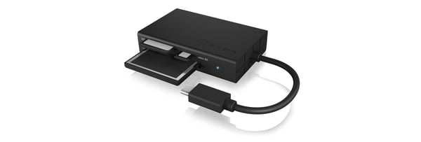 ICY BOX IB-CR401-C3 - Kortlæser (CF UDMA, microSD, microSDHC, microSDHC UHS-I, microSDHC UHS-II, m