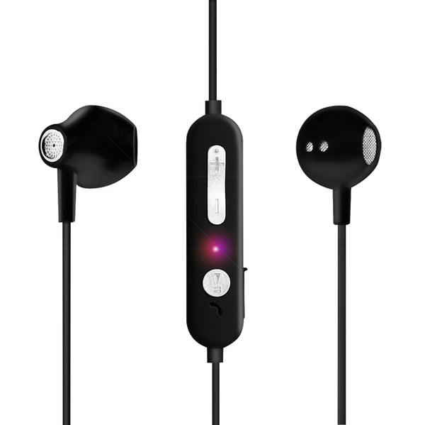 LogiLink BT0056 hörlur och headset Trådlös I öra, Hals-band Micro-USB Bluetooth Svart