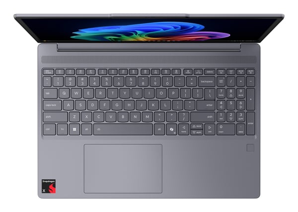 Lenovo IdeaPad Slim 3 15Q8X10 Copilot+ PC Snapdragon X1-26-100 Laptop 38,9 cm (15.3") Berøringsskærm WUXGA 16 GB LPDDR5x-SDRAM 1 TB SSD Wi-Fi 7 (802.11be) Windows 11 Home Grå Engelsk