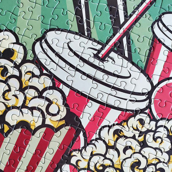 Tactic Puzzle Lovers Vintage Posters Retro Movie Collection 1000 pcs puzzle