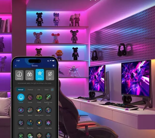 Govee H612A Smart belysningslist Wi-Fi/Bluetooth