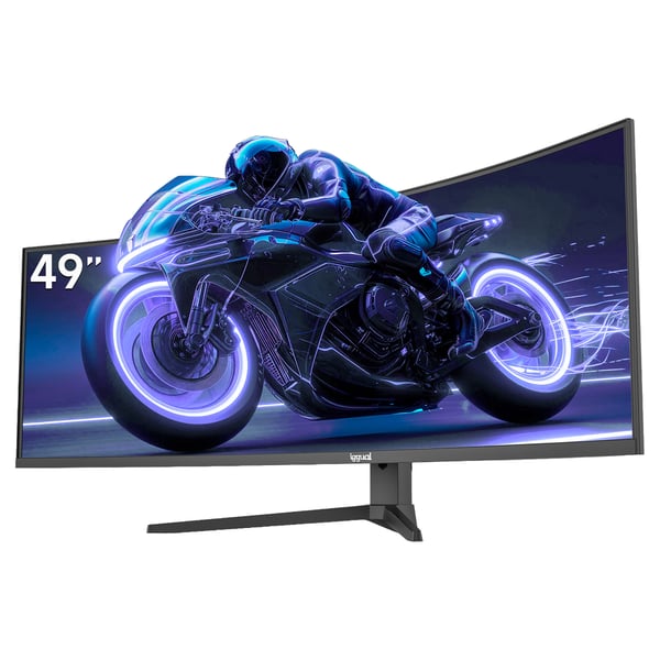 iggual ML49C tietokoneen litteä näyttö 124,5 cm (49") 5120 x 1440 pikseliä UltraWide 5K HD LED Musta
