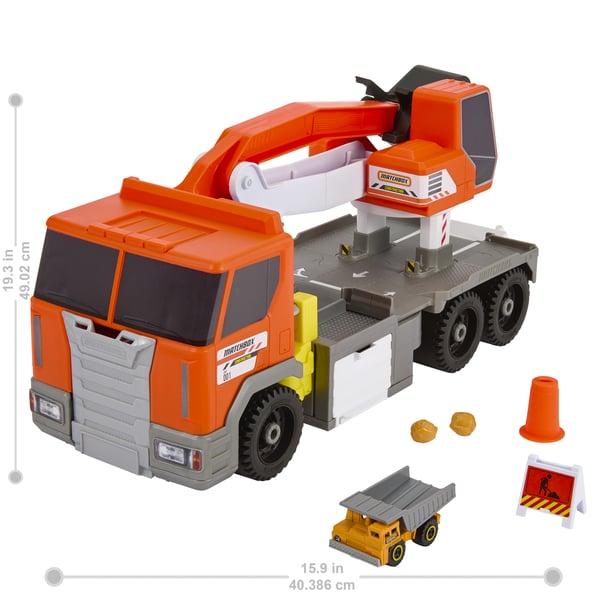 Matchbox Action Drivers Transforming Excavator