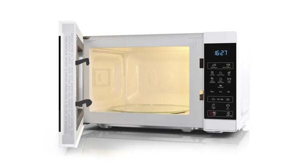 Sharp YC-MS02E-W mikrovågsugn Svart, Vit Enbart mikrovågsugn Bänkdiskmaskin 20 l 800 W