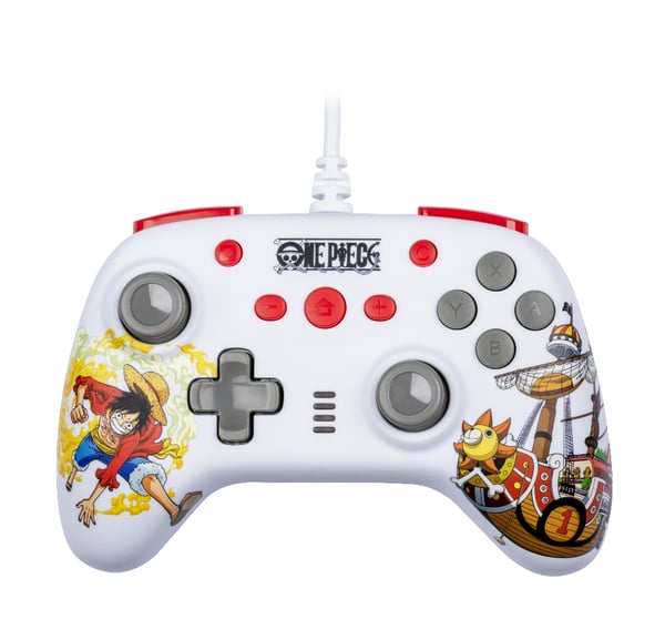 Konix One Piece Monivärinen, Valkoinen USB Pad-ohjain Nintendo Switch, PC Konix One Piece Monivärinen, Valkoinen USB Pad-ohjain Nintendo Switch, PC