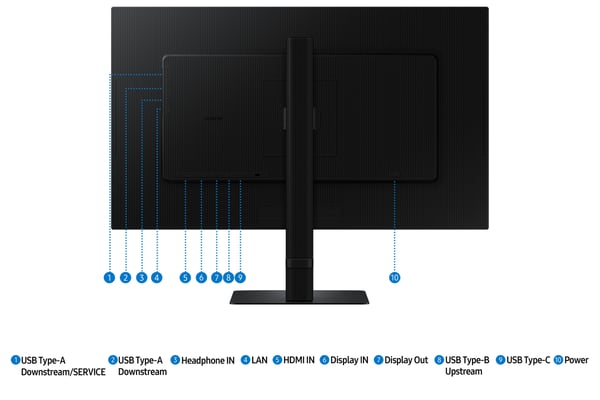 Samsung S27D604UAU computerskærm 68,6 cm (27") 2560 x 1440 pixel Quad HD LED Sort