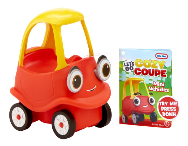 Little Tikes Let's Go Cozy Coupe - Cozy Mini Vehicle