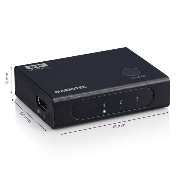 Marmitek 25008633 videokytkin HDMI