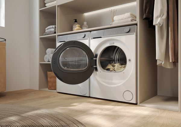 Haier X Series 7 HD90-A367U1-IT tørretumbler Fritstående Front-læsning 9 kg Hvid
