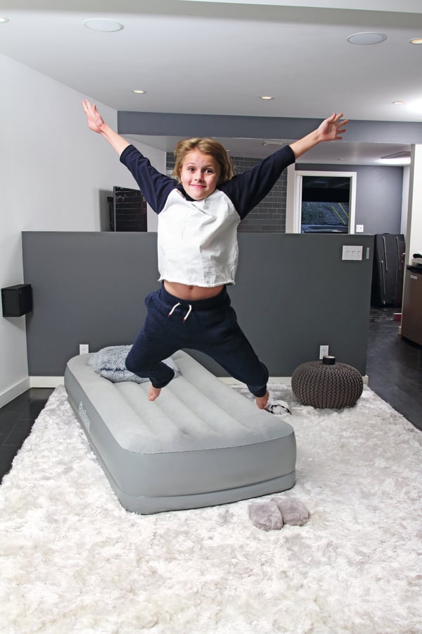 Bestway 67626 luftmadras Enkelmadras Grå Unisex