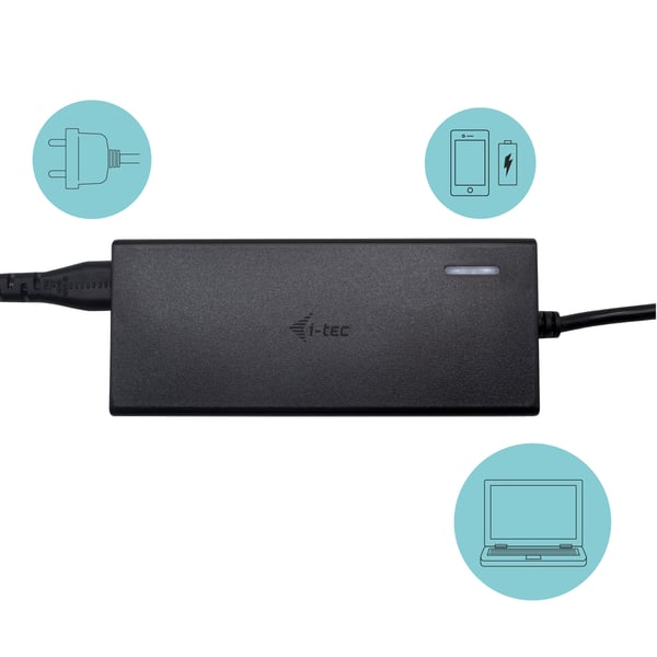 i-tec C31HDMIDPDOCKPD65 kannettavien tietokoneiden telakka ja porttitoistin Langallinen USB 3.2 Gen 1 (3.1 Gen 1) Type-C Musta