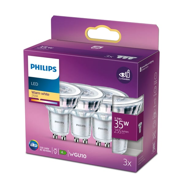 Philips Spot 35 W PAR16 GU10 x3