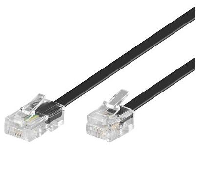 Microconnect MPK463S telefonkabel 15 m Sort