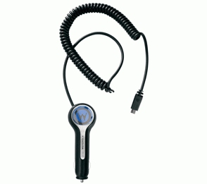 Motorola P513 microUSB Car Charger Sort Automatisk