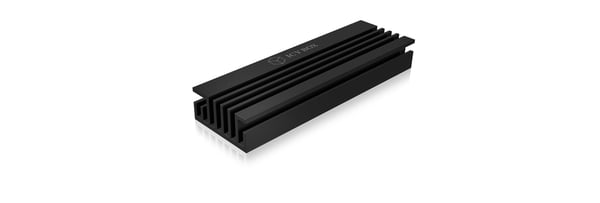 ICY BOX IB-M2HS-70 Solid-state drev Køleplade/køler Sort 1 stk