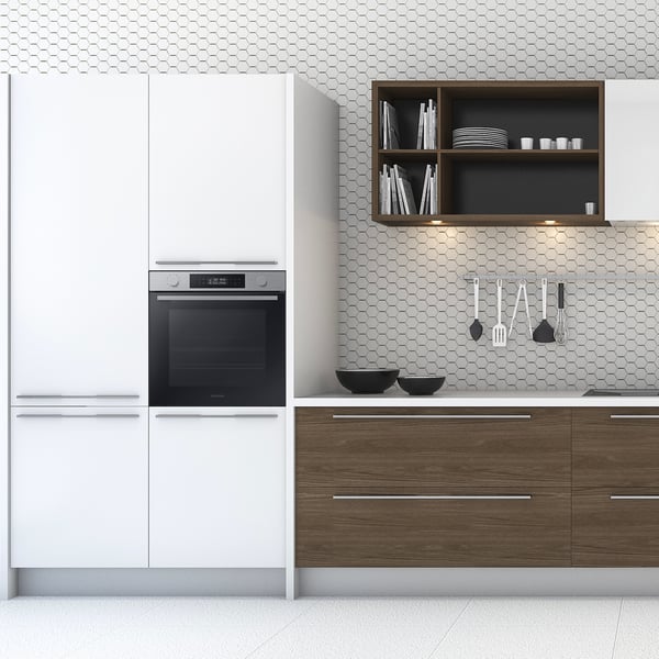 Samsung NV7B44403BS 76 L 2950 W Sort, Rustfrit stål