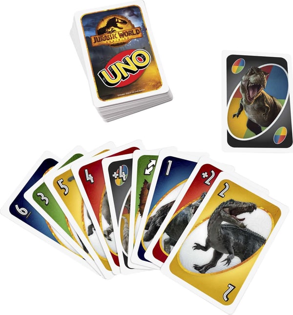 Mattel Games UNO Jurassic World Dominion