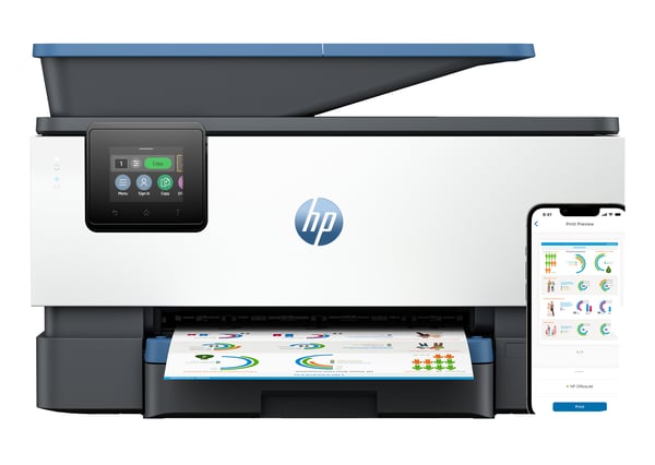 HP OfficeJet Pro 9125e Trådløst All-in-One Farve Printer, Instant Ink; 2-sidet printning