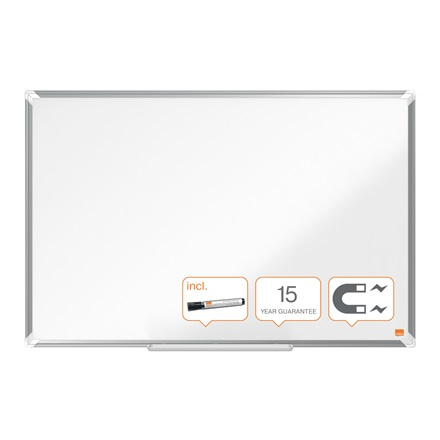 Nobo Premium Plus Stål Whiteboard EU Ecolabel 900x600 mm