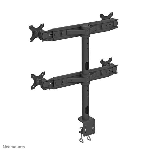 Neomounts FPMA-D700D4 monitorin kiinnike ja jalusta 76,2 cm (30") Vastaanotto Musta