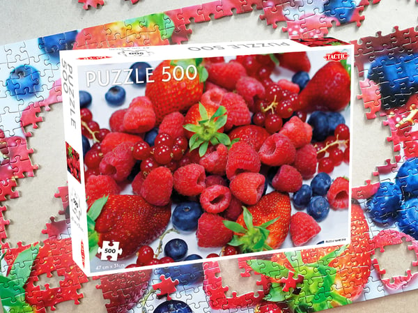 Tactic Lover's Special: Berrymania! - 500 pcs Puslespil 500 stk Mad og drikkevarer