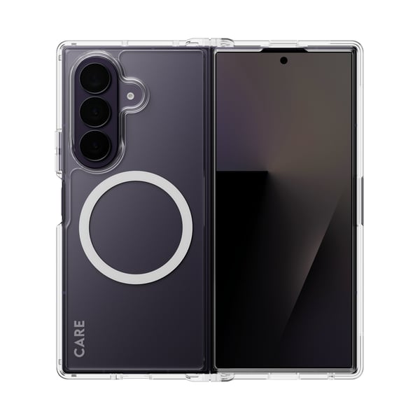 PanzerGlass CARE™ by ® Urban Combat Case Transparent m. Hvid Qi Samsung Galaxy Fold8 Ultra | Fold7