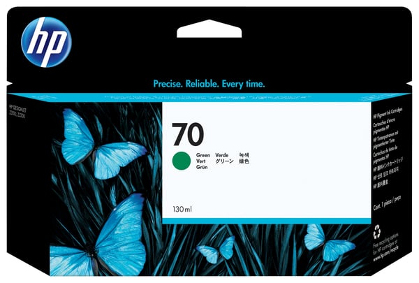 HP 70 130 ml grön bläckpatron