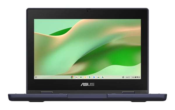 ASUS Chromebook CR11 Flip CR1104FTA-NS0379 Intel® N N150 29,5 cm (11.6") Berøringsskærm HD 4 GB LPDDR5-SDRAM 64 GB eMMC Wi-Fi 6 (802.11ax) ChromeOS Grå QWERTY Spansk