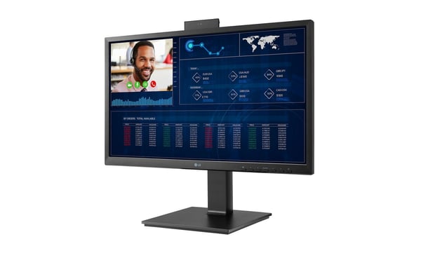 LG 24CN650I-6N Intel® Celeron® J4105 60,5 cm (23.8") 1920 x 1080 pixlar All-in-One thin client 16 GB eMMC Wi-Fi 5 (802.11ac) Svart