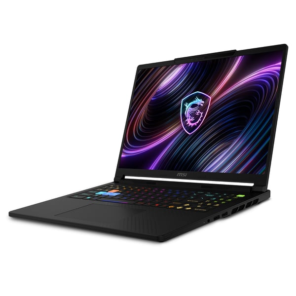 MSI Raider 16 HX B2WI-075IT kannettava tietokone Intel Core Ultra 9 275HX 40,6 cm (16") Quad HD+ 32 GB DDR5-SDRAM 1 TB SSD NVIDIA GeForce RTX 5080 Laptop GPU Wi-Fi 7 (802.11be) Windows 11 Home Musta