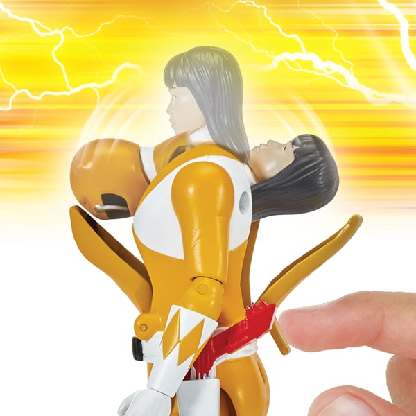 Power Rangers Auto-Morphin Yellow Ranger Figure