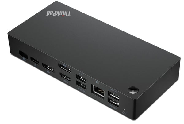Lenovo ThinkPad Universal Thunderbolt 4 Smart Dock Ledningsført Sort