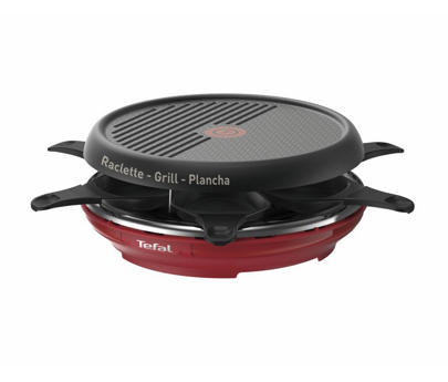Tefal RE12A512 raclette grill 6 person(er) 850 W Rød