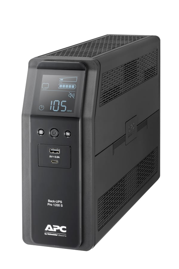 APC BACK UPS PRO BR 1200VA UPS-enhed Interaktivt indgangsstik 1,2 kVA 720 W 8 AC stikkontakt(er)