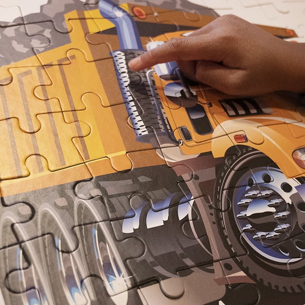 Tactic Puzzle Lovers Big Truck 56 palan palapeli