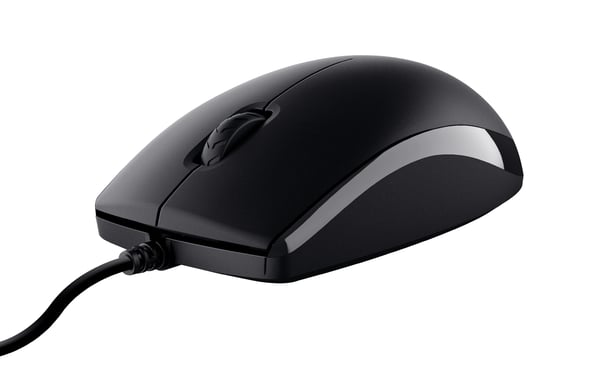 Trust TKM-250 tastatur Mus inkluderet USB QWERTZ Tysk Sort
