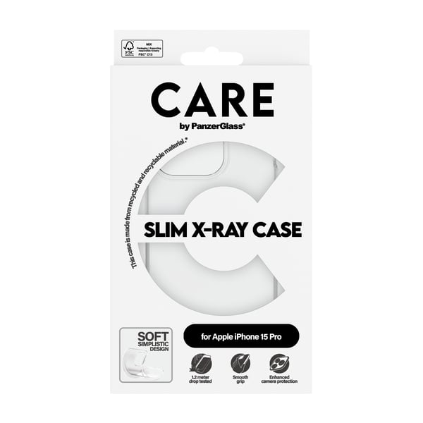 PanzerGlass CARE™ by ® X-Ray Case iPhone 15 Pro