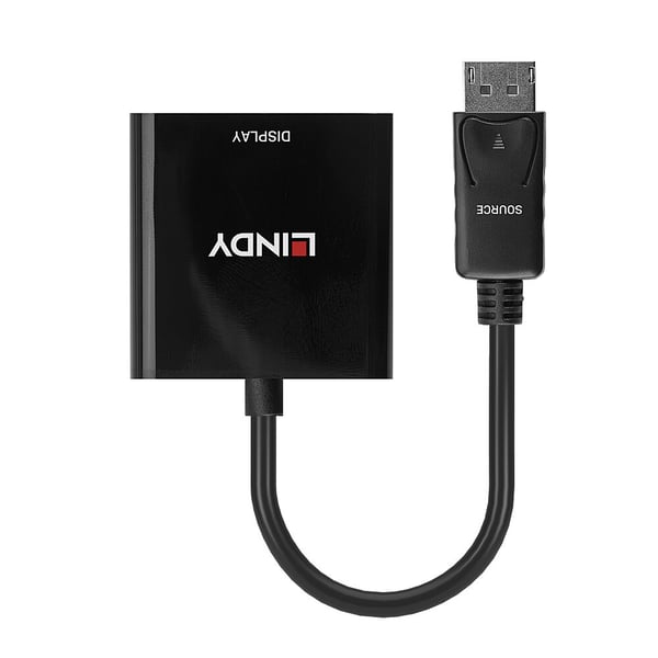 Lindy 41734 videokabel adapter Sort