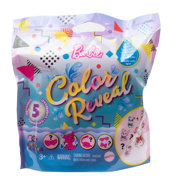 Barbie Color Reveal Pets Mono Mix Nuken lisätarvikesetti