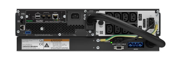 APC SRTL1500RMXLI-NC UPS-enhed Dobbeltkonvertering (online) 1,5 kVA 1350 W 8 AC stikkontakt(er)