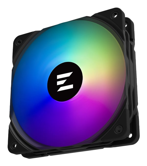 Zalman ZM-AF120 ARGB Tietokonekotelo Tuuletin 12 cm Musta 1 kpl