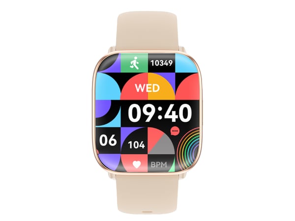 Trevi T-FIT 265 A 4,45 cm (1.75") AMOLED Digital Pekskärm Guld