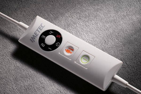 Imetec 26018 elektriska fotvärmare 110 W Grå