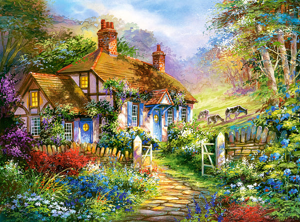Castorland Forrest cottage 3000 pcs Kuviopalapeli 3000 kpl Keiju