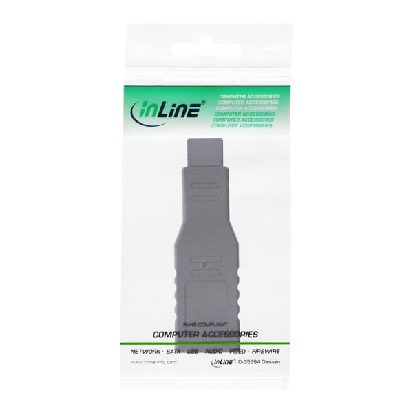 InLine 34600A kabel kønsskifter 6pin female 6-pin Sort