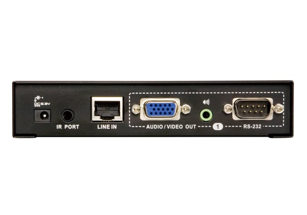 ATEN VB552 AV-förlängare Repeater för AV-utrustning Svart
