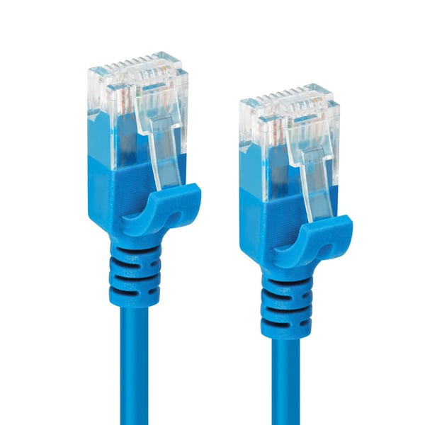 Microconnect V-UTP6A10B-SLIM netværkskabel Blå 10 m Cat6a U/UTP (UTP)