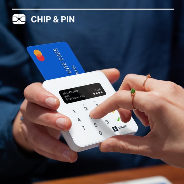 SumUp Air smartcard læser Indendørs/udendørs Bluetooth Hvid